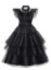 Picture of Toddler Girls Ruffle Trim Layered Hem Mesh Dress Costume Dress Up